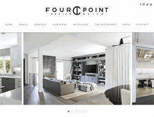 Tablet Screenshot of fourpointdesignbuild.com